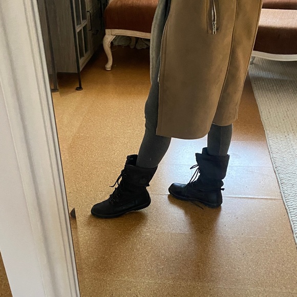 Zara Tan Shearling Coat - Picture 5 of 17